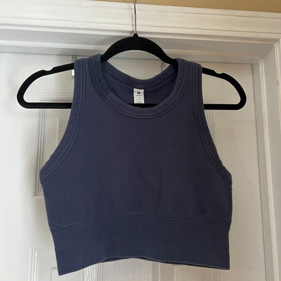 90 Degree by Reflex Navy Ribbed Athletic Tank – Great Condition! - Picture 1 of 2
